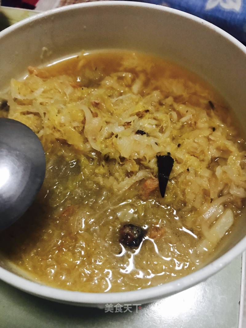 Sauerkraut Vermicelli Soup recipe