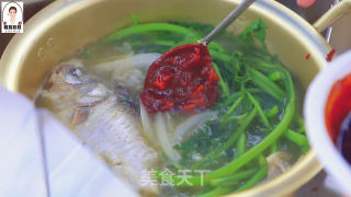 Spicy Fish Soup in The Wild Has A Different Taste recipe