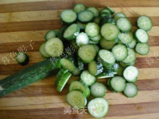 Crispy Cucumber Side Dish recipe