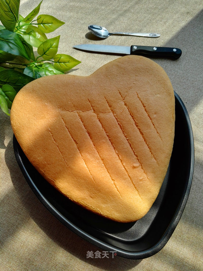 #四session Baking Contest and is Love to Eat Festival#heart-shaped Chiffon Cake recipe
