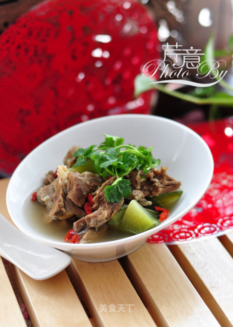 Lamb Stew with Green Radish recipe