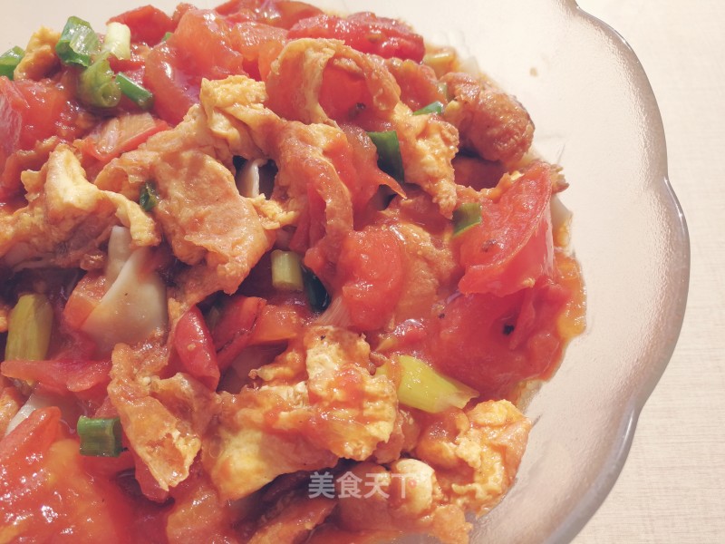 Tomato and Egg Dry Noodles recipe