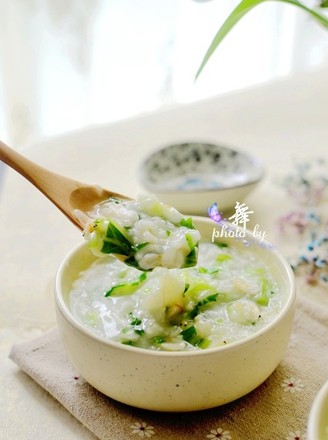 Shrimp Skin Mustard Congee recipe