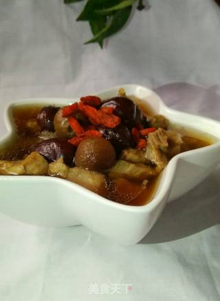 Steamed Lean Pork with Longan and Red Dates recipe
