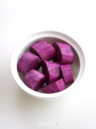 [purple Sweet Potato Ice Cream with Fruit Puree] Mix and Match Can Also be Delicious recipe