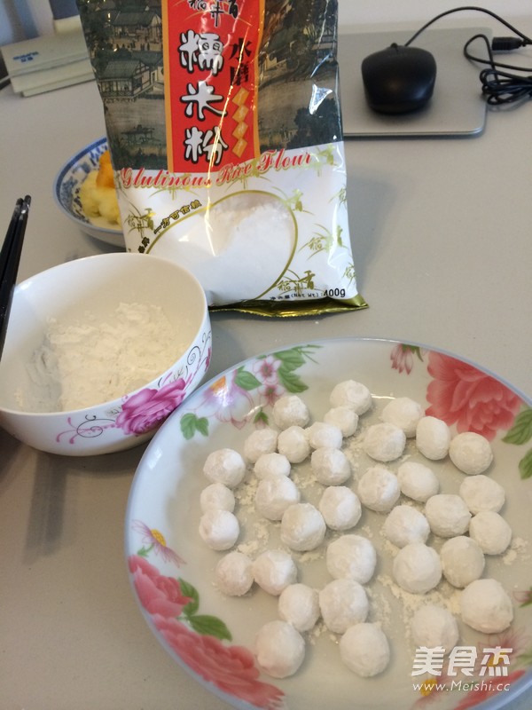 Homemade Small Glutinous Rice Balls recipe