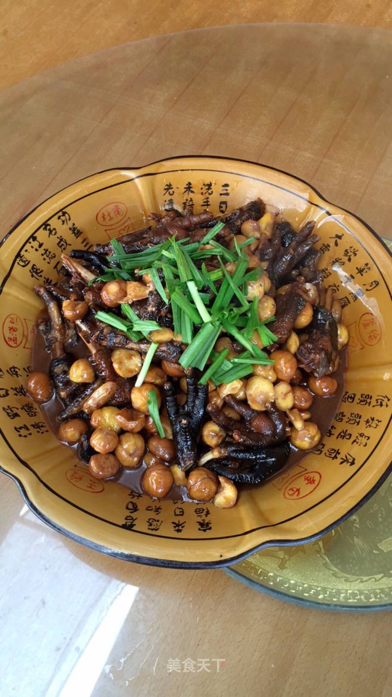 Chestnut Roasted Chicken Feet recipe