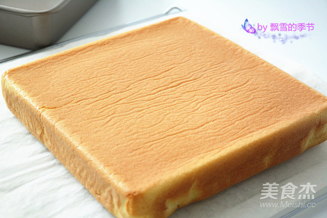 Square Sponge Cake recipe