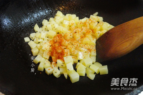 Cumin Diced Potatoes recipe