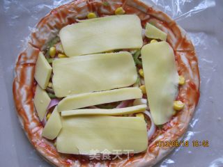 Corn Kernel Pizza recipe