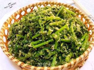 #快手懒人饭#fen Steamed Chrysanthemum recipe