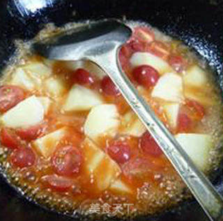 Cherry Tomatoes Potato Chunks recipe