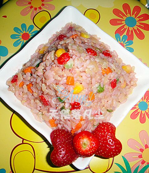 Strawberry Fried Rice recipe