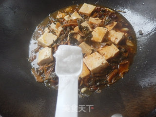 Tofu with Dried Vegetables recipe