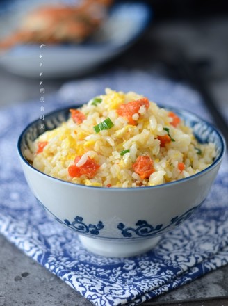 Crab Roe Fried Rice