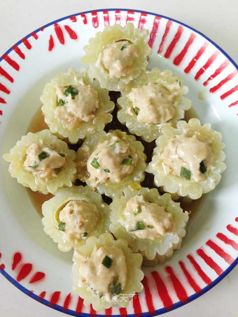 Bitter Gourd Meat Stuffing recipe