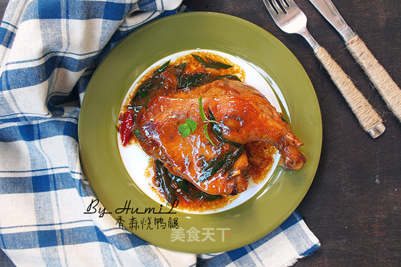 Roasted Duck Legs with Pesto recipe