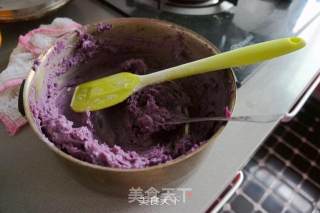 Banana Purple Sweet Potato Sticky Rice Cake recipe