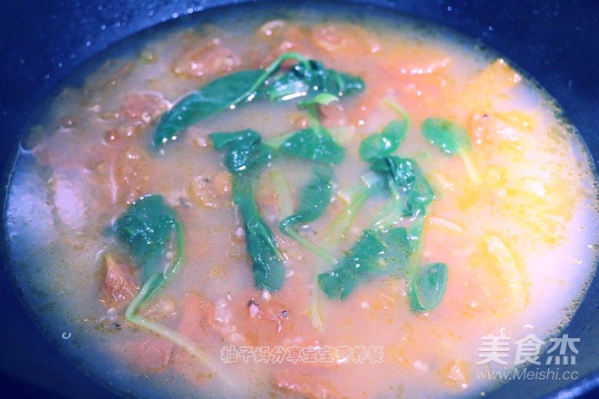 Quinoa, Greens, Tomato Soup recipe