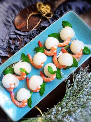 Lychee Stuffed Shrimp recipe