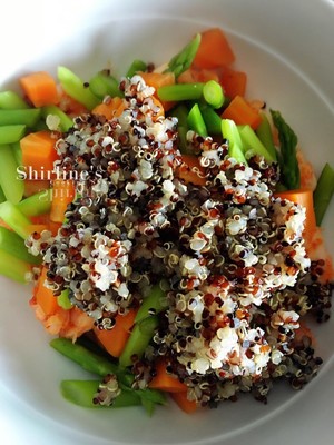 Quinoa Reduced Fat Salad [end of Mix and Match] recipe