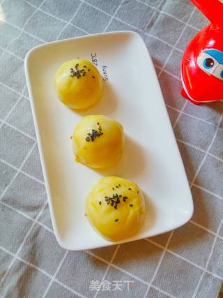 Simulation Egg Yolk Cake recipe