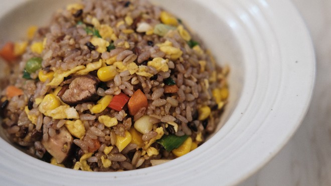 Desperate Ecstasy Foie Gras Fried Rice recipe