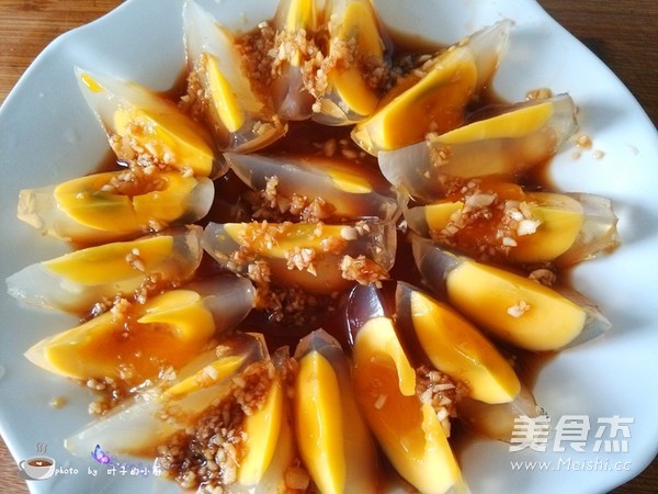 Songhua Egg with Ginger Sauce recipe