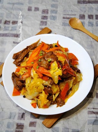 Stir-fried Chinese Cabbage with Yuan Mushrooms that are More Fragrant Than Meat