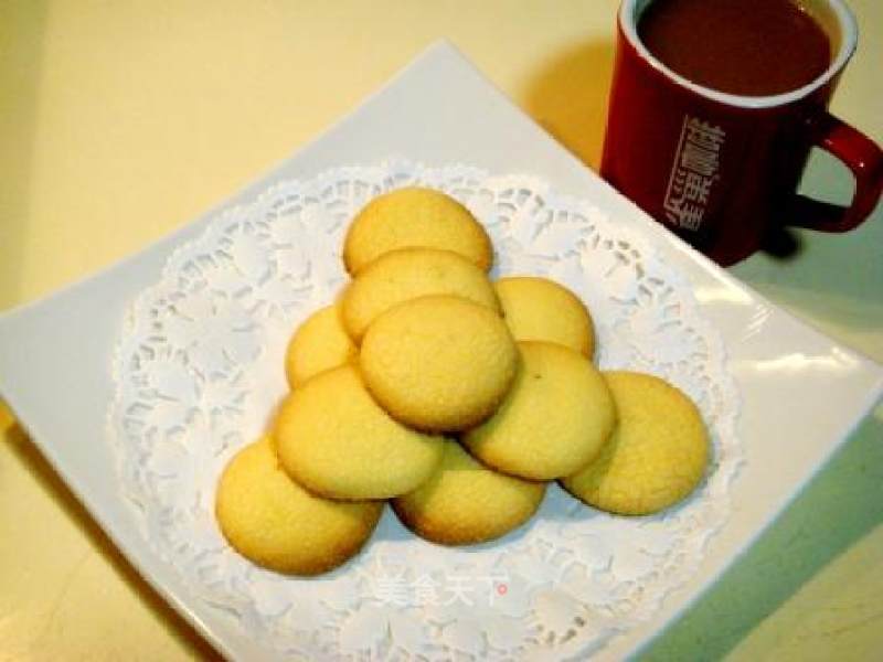 Vanilla Egg Yolk Shortbread Cookies recipe