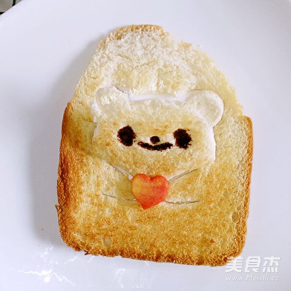 Cute Panda Toast recipe