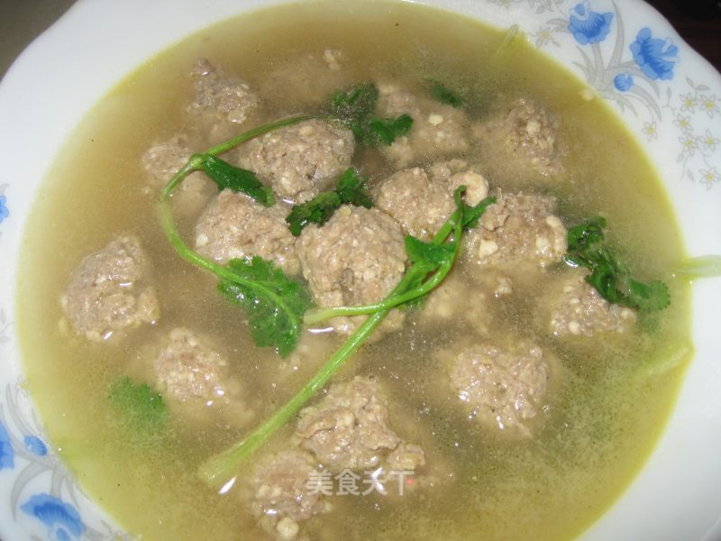 Lamb Meatball Soup recipe