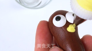 #trust之美#super Funny Turkey Cupcake, Chocolate Cupcake recipe