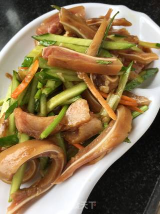 Cucumber Mixed Pig Ears recipe