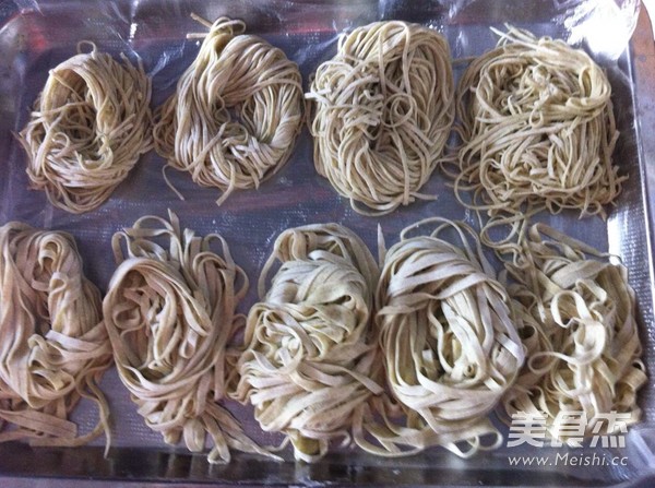 Mung Bean Noodles with Beef Sauce recipe