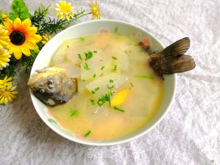 Winter Melon and Crucian Carp Soup recipe