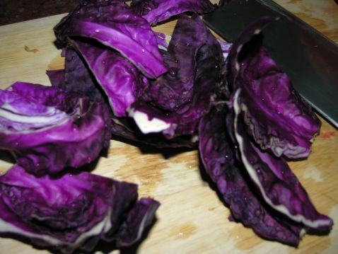 Purple Cabbage with Mint recipe