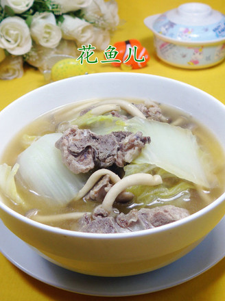 Crab Mushroom and Cabbage Keel Soup recipe