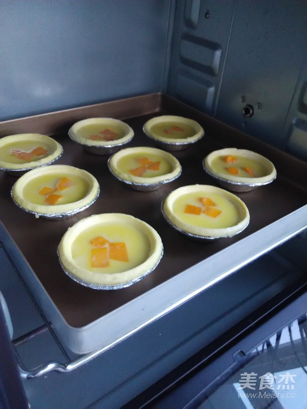 Mango Flavored Egg Tart recipe