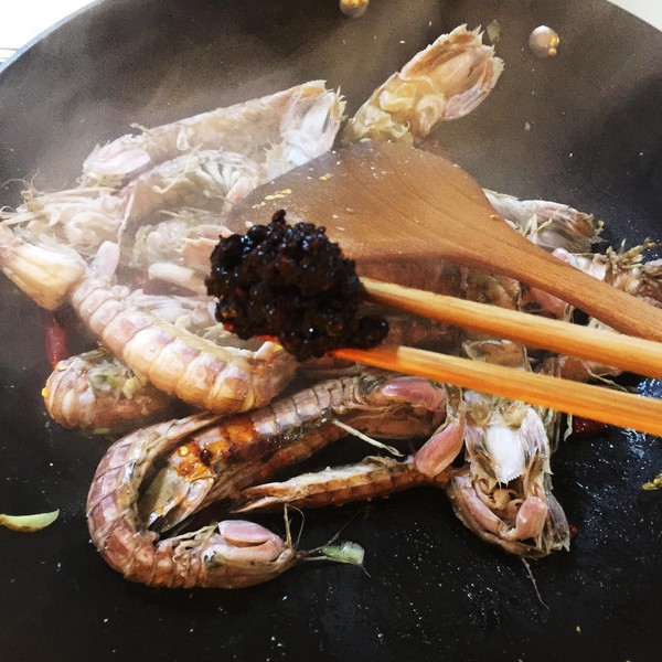 Spicy Black Soy Shrimp recipe