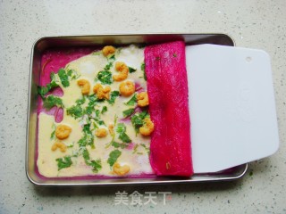 Pitaya and Shrimp Intestines recipe