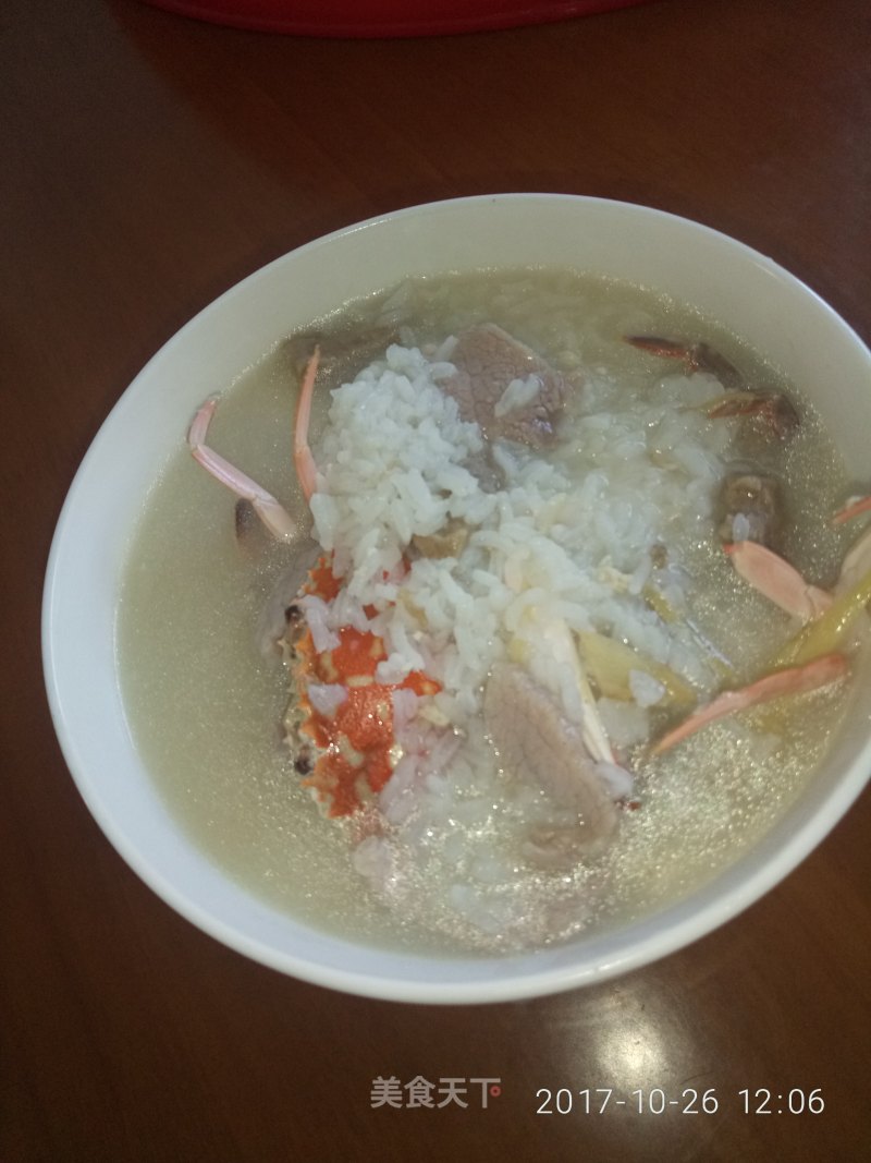 Sea Crab Porridge recipe
