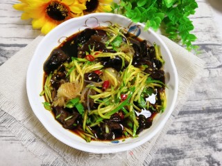 #凉菜#mixed Fungus Konjac Cucumber Shreds recipe