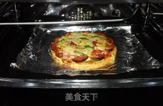 Ham and Pepper Pizza recipe