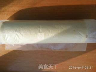 #aca烤明星大赛# Meat Floss Cake Roll recipe