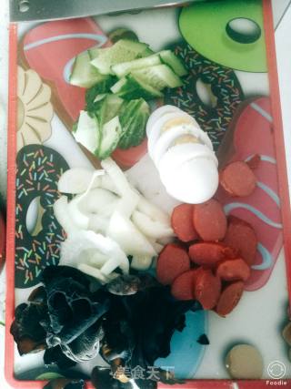 Egg Delicacies~five-color Stir-fried recipe