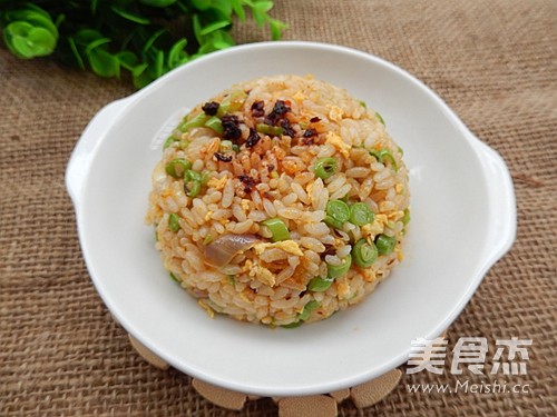 Lao Gan Ma Fried Rice with Beans recipe