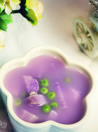 Porridge with Purple Yam and Pea