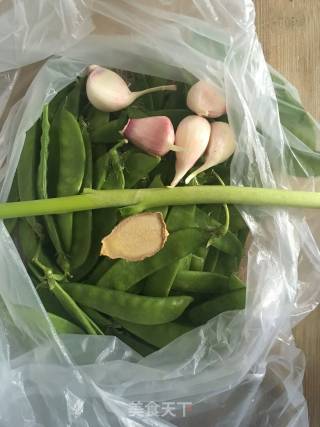 Garlic Snow Peas recipe