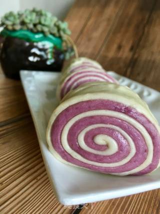 Knife Cut Purple Sweet Potato Hanami recipe